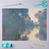 Seine-Abteilung in der Nähe von Giverny, Monet Seidenpapier (Basteln)