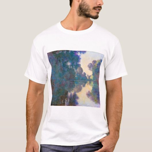 Seine-Abteilung in der Nähe von Giverny, Monet T-Shirt (Vorderseite)