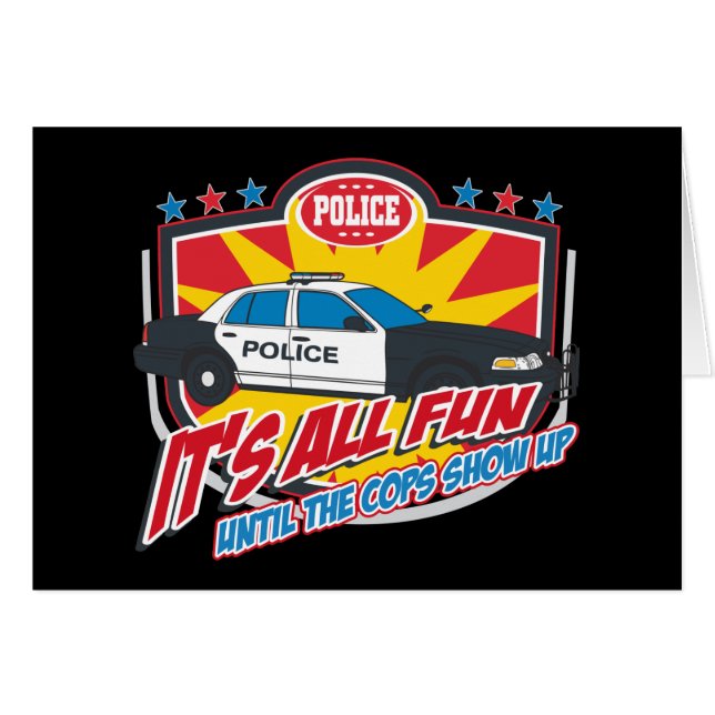 Seine alle Spaß-Polizei (Vorderseite (Horizontal))