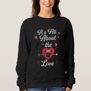 Seine alles rund um den Mops Liebe Niedliche Hunde Sweatshirt