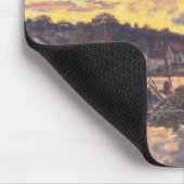 Seine am Bougival im Abend Mousepad (Ecke)