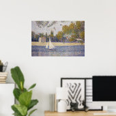 Seine am Grande Jatte (Bootstudie) Poster (Heimbüro)