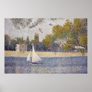 Seine am Grande Jatte (Bootstudie) Poster