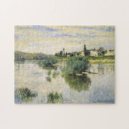 Seine am Lavacourt Monet Feine Kunst im Tessin Puzzle (Horizontal)