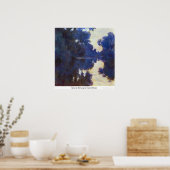 Seine am Morgen von Claude Monet Poster (Küche)