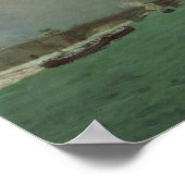 Seine am Pont d'Iena, Winter 1875 Poster (Ecke)