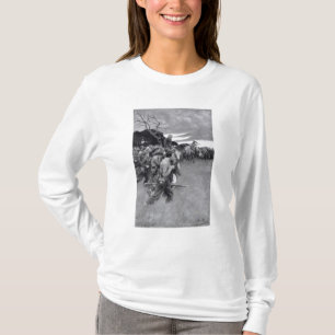 Seine Armee brach oben weinen und sobbing T-Shirt