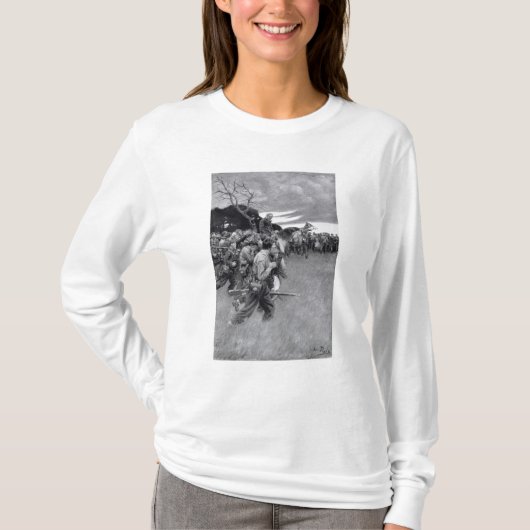 Seine Armee brach oben weinen und sobbing T-Shirt (Vorderseite)