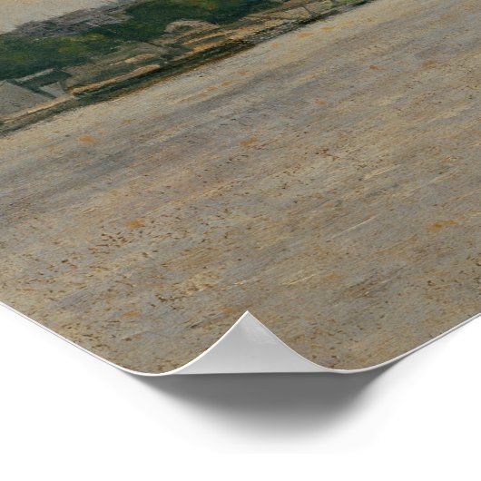 Seine aus dem Quai de la Rapee Poster (Ecke)