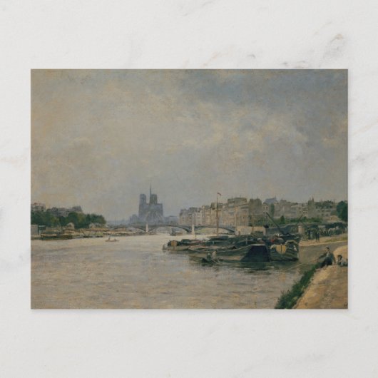 Seine aus dem Quai de la Rapee Postkarte (Vorderseite)