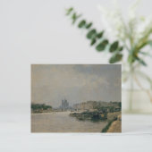 Seine aus dem Quai de la Rapee Postkarte (Stehend Vorderseite)