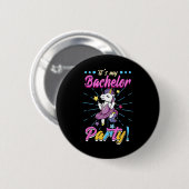 Seine Bachelor Party Button (Vorne & Hinten)