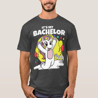 Seine Bachelor Party für Groom-Naughty-Funny-Männe T-Shirt