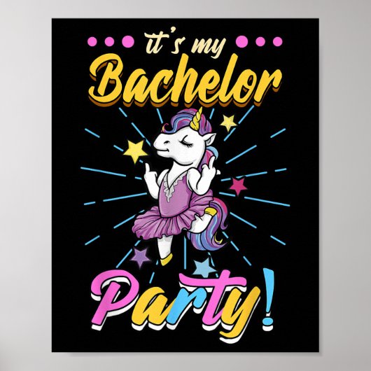 Seine Bachelor Party Poster (Vorne)