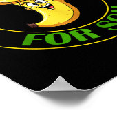 Seine Bananen (für Maßstäbe) stiften Trump Banana  Poster (Ecke)