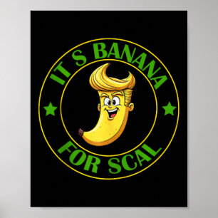 Seine Bananen (für Maßstäbe) stiften Trump Banana  Poster