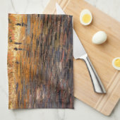 Seine-Banken von Vincent van Gogh Geschirrtuch (Viertel Falte)