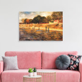 Seine-Banken von Vincent van Gogh Leinwanddruck (Insitu (Wohnzimmer))