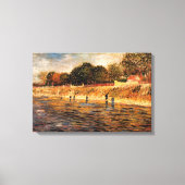 Seine-Banken von Vincent van Gogh Leinwanddruck (Vorderseite)