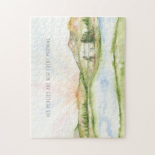 Seine Barmherzigkeit ist jeden Morgen neu Landscha Puzzle (Vertikal)