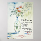 Seine Barmherzigkeit ist jeden Morgen neu Poster (Vorne)