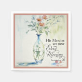 Seine Barmherzigkeit ist jeden Morgen neu Serviette (Vorderseite)