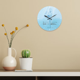 Seine Barmherzigkeit ist neu jeden Morgen Bibelver Große Wanduhr