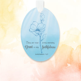 Seine Barmherzigkeit ist neu jeden Morgen Bibelver Ornament