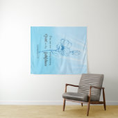 Seine Barmherzigkeit ist neu jeden Morgen Bibelver Wandteppich (Beispiel (Horizontal))