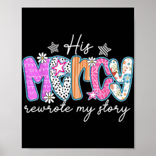Seine Barmherzigkeit schrieb meine Story Bible Ver Poster