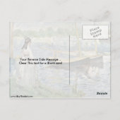 Seine bei Edouard Manet in Argenteuil Postkarte (Rückseite)