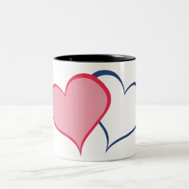 SEINE BESSERE HALBSCHAFT SHE+he (1 von 2) Zweifarbige Tasse