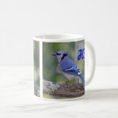 Seine blaue Jay Kaffeetasse (VorderseiteRechts)