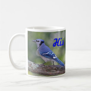 Seine blaue Jay Kaffeetasse