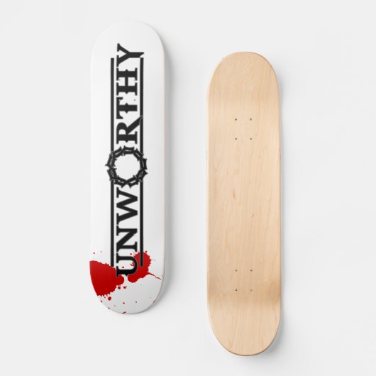 Seine Blut-Skate-Plattform Skateboard (Vorderseite)