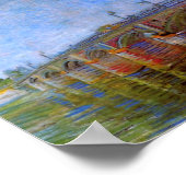 Seine Bridge at Asnières (F240)Van Gogh Fine Art Poster (Ecke)