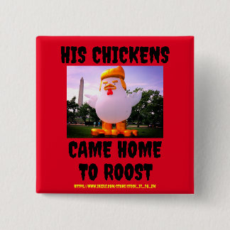 SEINE CHICKENS (TRUMP'S CHICKENS) KAMEN ZUHAUSE AU BUTTON