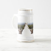 Seine Domäne Bierglas (Vorderseite Links)