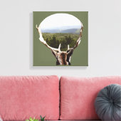 Seine Domäne Leinwanddruck (Insitu (Wohnzimmer))