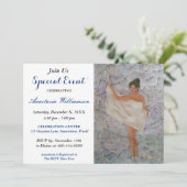 SEINE DUSCHZEIT PARTY-EREIGNIS INVITE EINLADUNG (Stehend Vorderseite)