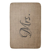 Seine Ehefrau - und ihre Herr und Frau Bride Groom Badematte (Vorderseite Vertikal)