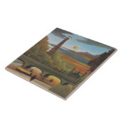 Seine & Eiffelturm im Sonnenuntergang (Paris, Fran Fliese (Seite)