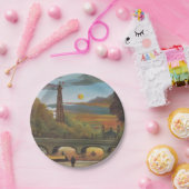 Seine & Eiffelturm im Sonnenuntergang (Paris, Fran Pappteller (Party)