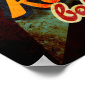 Seine einzige Rock- und Roll-Baby-Typografie Poster (Ecke)