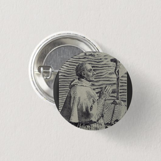 Seine Eminenz Saint Charles Borromeo Button (Vorne & Hinten)