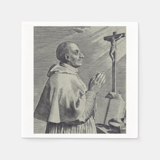Seine Eminenz Saint Charles Borromeo Serviette (Vorderseite)