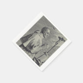 Seine Eminenz Saint Charles Borromeo Serviette (Ecke)
