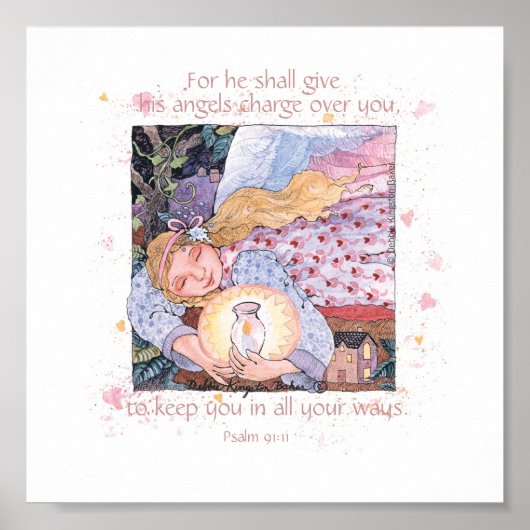 Seine Engel bezichtigen Poster (Vorne)