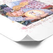 Seine Engel bezichtigen Poster (Ecke)