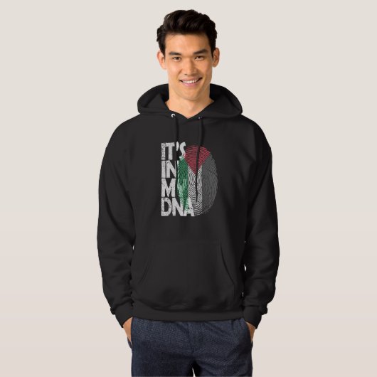 Seine Fahne in meiner DNA-Palästinenserflagge Hoodie (Vorne ganz)